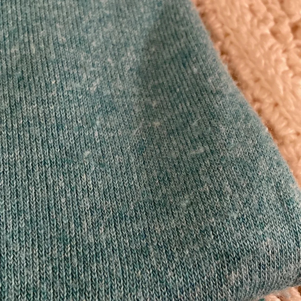 1960’s vintage Robert Bruce acrylic sweater with Union label mens XL teal blue - Picture 10 of 10